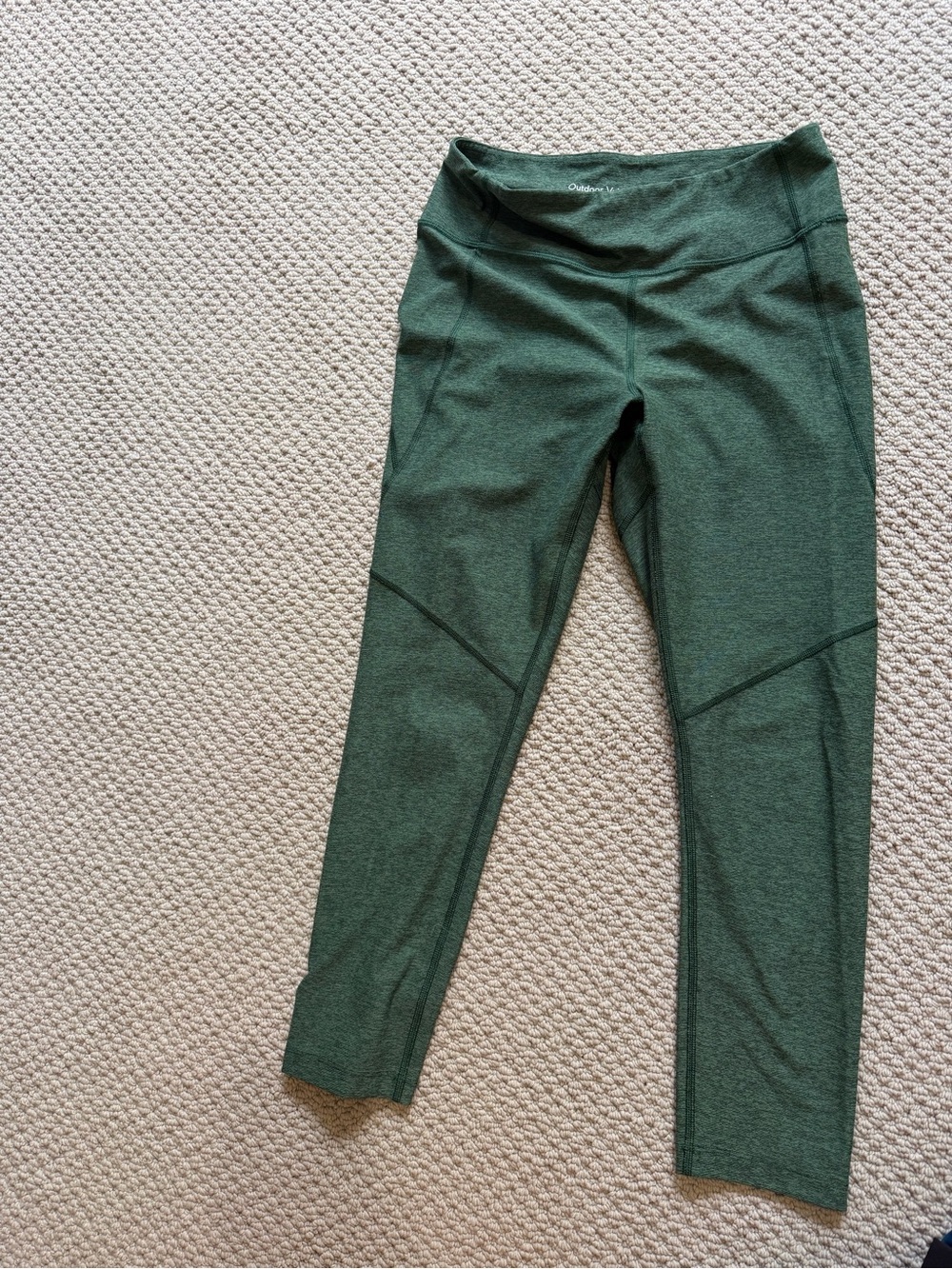 Outdoor Voices Forest Green Girls' Active Leggings